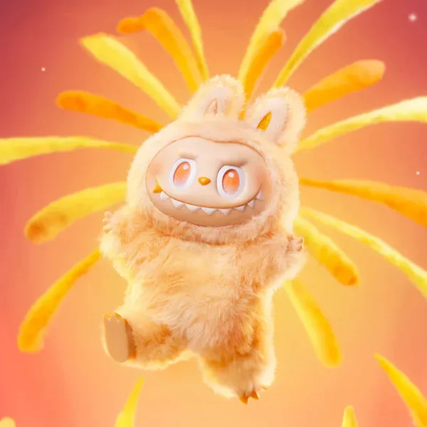 Labubu Cartoon Plush Toy Keyring (Random Color)