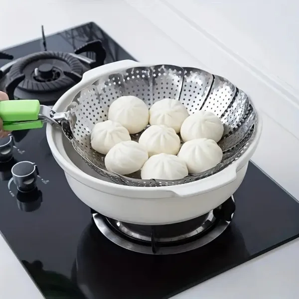 Stainless Steel Folding Steamer Basket