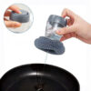 2 in 1 Liquid Soap Dispensing Palm Brush