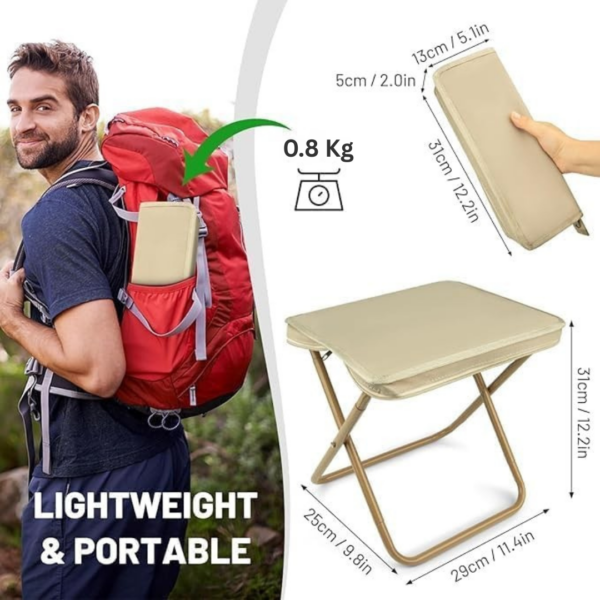 Portable Lightweight Foldable Travel Stool