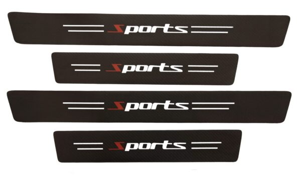 Carbon Fiber Door Sill Protector (4 Pcs)