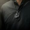 Men's Silver Chain with Hanuman Pendant