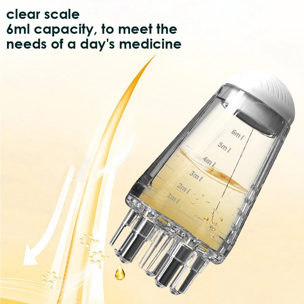 Direct root hair oil applicator for scalp and hair growth routine