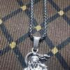 Meditation Hanuman Ji Oxidised Silver Locket