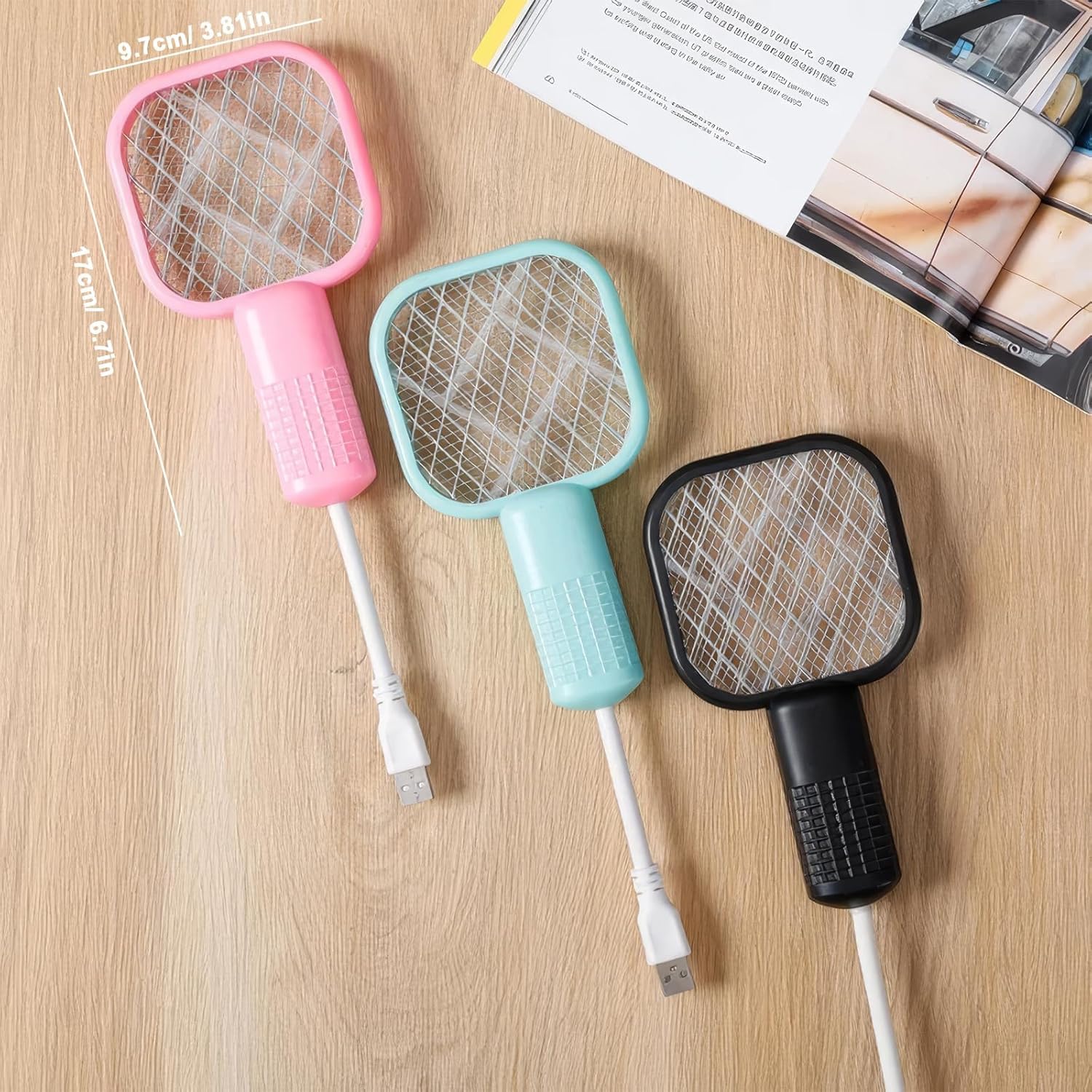 USB mosquito swatter front