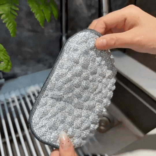 Powerful scrubbing action