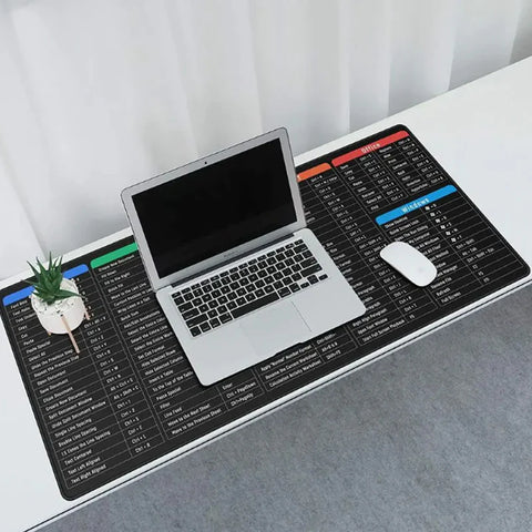 Super large extended keyboard and mouse pad